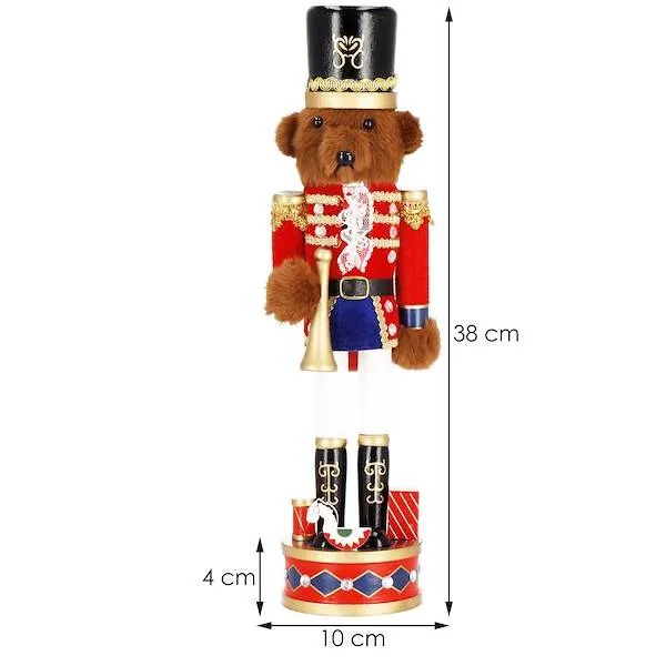 Joulukoristeita pähkinänsärkijä Springos CA1116 36cm