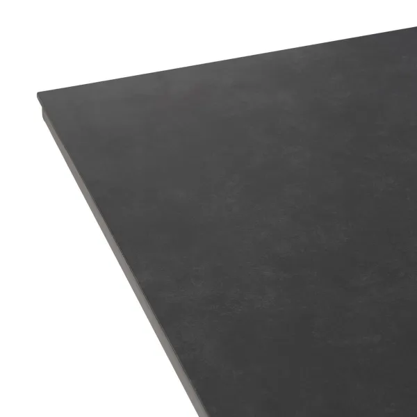 Обеденный стол Антрацитный Керамика Алюминий Стеклянный 180 x 100 x 77 cm