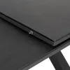 Valgomojo stalas Antracito Keramikinis Aliuminis Stiklas 180 x 100 x 77 cm