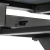 Valgomojo stalas Antracito Keramikinis Aliuminis Stiklas 180 x 100 x 77 cm