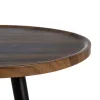 Кофейный столик Коричневый Чёрный Железо Деревянный MDF 100 x 60 x 38 cm