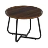Olohuoneen pöytä Ruskea Musta 50 x 50 x 38 cm