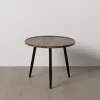 Mažas šoninis stalas Ruda Juoda 60 x 60 x 49,5 cm