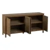 Sideboard BRAYAN Natural MDF Wood 160 x 40 x 80 cm