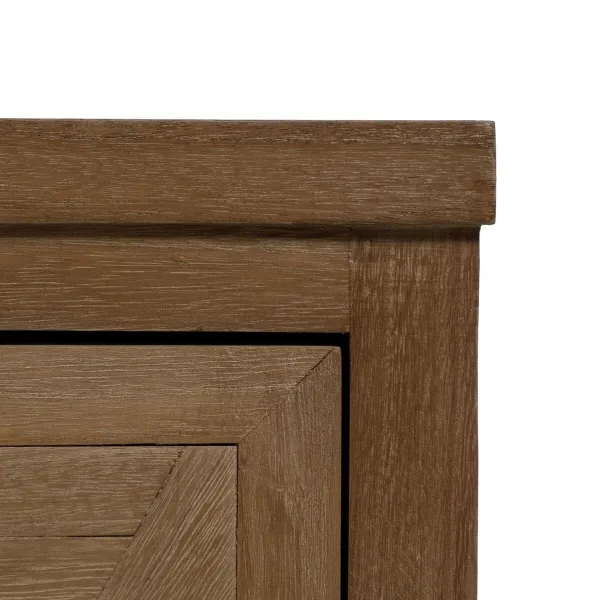 Sideboard BRAYAN Natural MDF Wood 160 x 40 x 80 cm