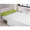 Fitted bottom sheet Happy Home MIX COLORS Green Double