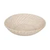 Puošmena Balta Bambukas Rotangas 35 x 35 x 8 cm (2 vnt.)