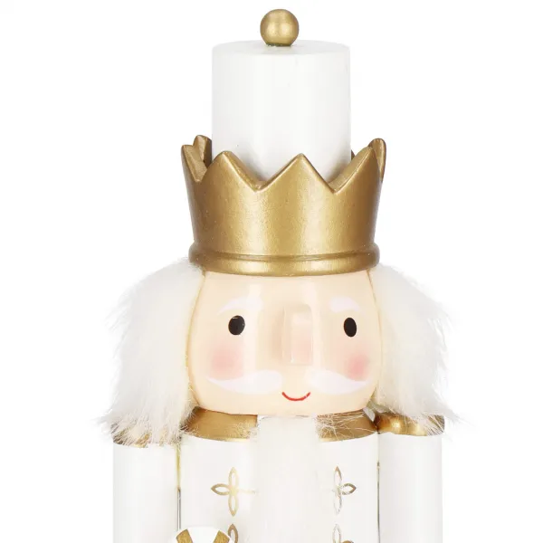 Kalėdinė figūrėlė Nutcracker Springos CA1119 30,5 cm su pagaliuku