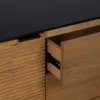 Устройство ORLEANS Чёрный Натуральный Железо Деревянный MDF 164 x 40 x 75 cm