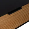 Olohuoneen pöytä ORLEANS Musta Luonnollinen Rauta Puu MDF 124 x 60 x 43,5 cm