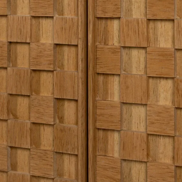Bufete MARIGNI Melns Dabisks Dzelzs Koks MDF 121,5 x 42,5 x 93,5 cm