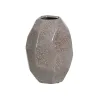 Vase Grey Ceramic 23 x 23 x 35 cm