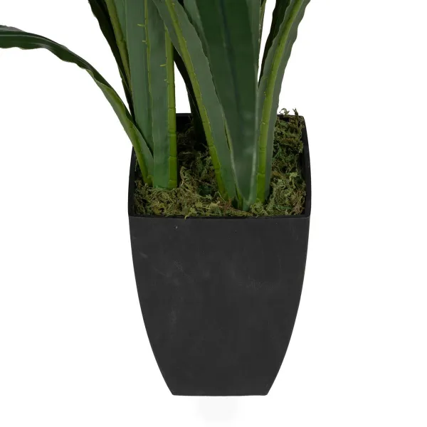 Koristekasvi Bambu Polyetyleeni Rauta Sementti Materiaali 45 x 45 x 110 cm