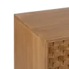 Lipasto MARIGNI Musta Luonnollinen Rauta Puu MDF 118 x 42 x 77 cm