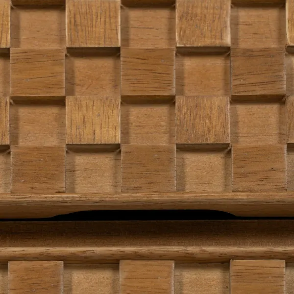 Spintelė MARIGNI Juoda Natūralus Geležis Uosio mediena Medžio MDF 51,5 x 42 x 56,5 cm