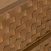 Yöpöytä MARIGNI Musta Luonnollinen Rauta Ash wood Puu MDF 51,5 x 42 x 56,5 cm
