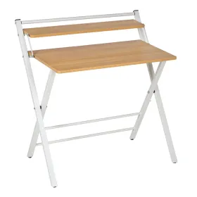 Rašomasis stalas Balta Natūralus Geležis Medžio MDF 87 x 56 x 87 cm