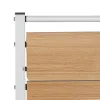Письменный стол Белый Натуральный Железо Деревянный MDF 87 x 56 x 87 cm