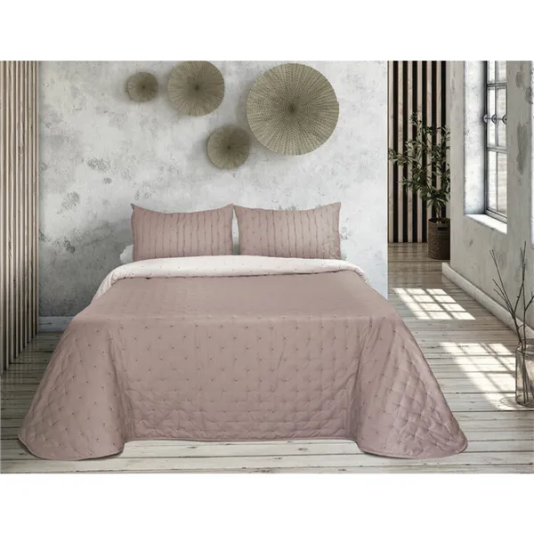 Bedspread (quilt) Pierre Cardin TRIANA Pink Double (3 Pieces)