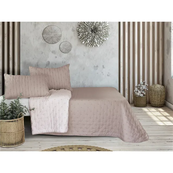 Bedspread (quilt) Pierre Cardin TRIANA Pink Double (3 Pieces)