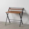 Rašomasis stalas Ruda Juoda Geležis Medžio MDF 87 x 56 x 87 cm