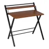 Laud Pruun Must Raud Puit MDF 87 x 56 x 87 cm