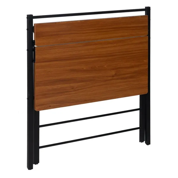 Pöytä Ruskea Musta Rauta Puu MDF 87 x 56 x 87 cm