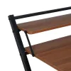 Rašomasis stalas Ruda Juoda Geležis Medžio MDF 87 x 56 x 87 cm