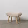 Банкетка Бежевый Натуральный полиэстер древесина сосны 53 x 38 x 41 cm