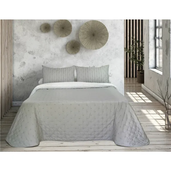 Bedspread (quilt) Pierre Cardin TRIANA Pearl Gray Super king (3 Pieces)