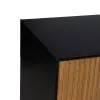 Indauja ORLEANS Juoda Natūralus Geležis Medžio MDF 204 x 40 x 81,5 cm