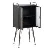 Displejaj stends BRICK Melns Bronza Stikls Dzelzs 58 x 40 x 120 cm