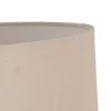 Desk lamp Golden Polyester Metal Crystal 60 W 220-240 V 39 x 39 x 89 cm