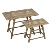 Mazs galdiņš Dabisks Bambuss 60 x 32 x 41 cm 42 x 21,5 x 32 cm 2 Daudzums (2 gb.)