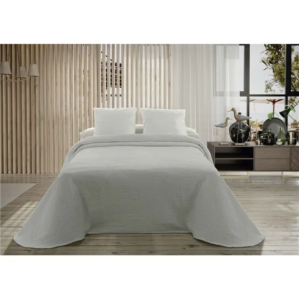 Bedspread (quilt) Hosteline PALMA Pearl Gray Single