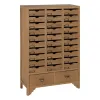 Komoda Rusvai gelsva Eglės mediena Medžio MDF 85,5 x 36,5 x 133 cm