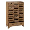 Тумба с ящиками Бежевый древесина ели Деревянный MDF 85,5 x 36,5 x 133 cm