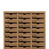 Тумба с ящиками Бежевый древесина ели Деревянный MDF 85,5 x 36,5 x 133 cm