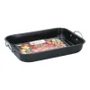Alpina - Roasting and stewing pan with handles and non-stick coating 39x29x6 cm