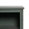 Буфет с двумя стеклянными дверцами Мята Стеклянный Железо 72 x 35 x 178 cm
