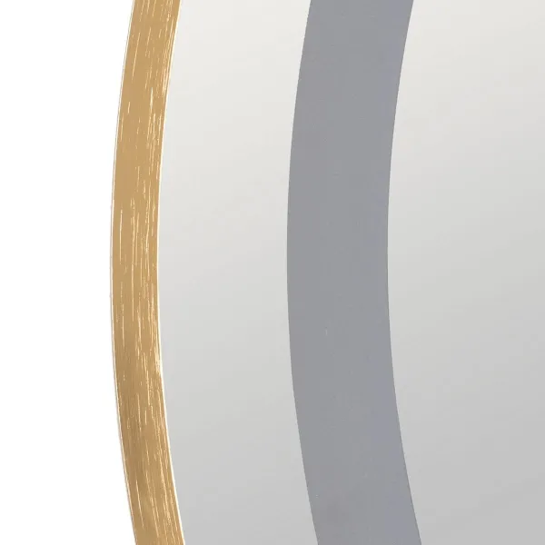 Настенное зеркало Позолоченный Зеркало 60 x 3 x 60 cm