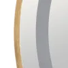 Настенное зеркало Позолоченный Зеркало 60 x 3 x 60 cm