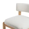 atzveltnes krēsls Balts Dabisks Poliuretāns Kaučuka koks 62 x 62 x 71 cm