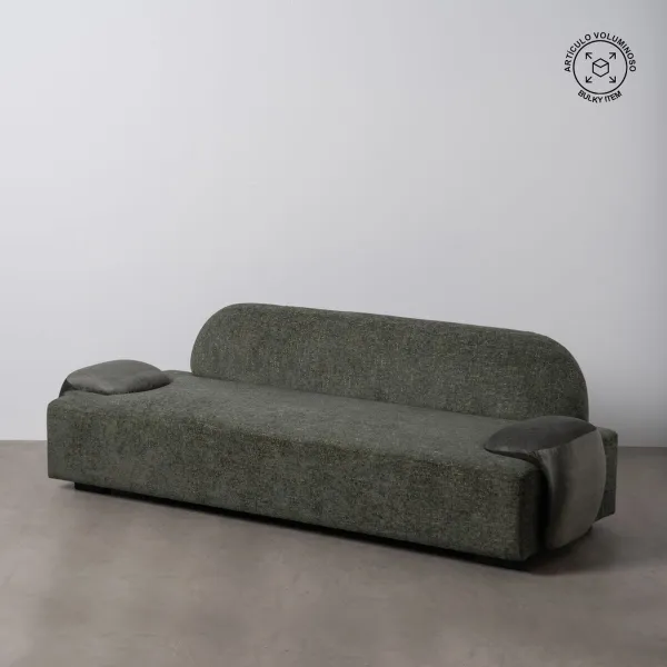 Dīvāns Zaļš Koks Foam 222 x 92 x 70 cm