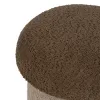 Пуф Коричневый Бежевый Деревянный MDF 40 x 40 x 48 cm (2 штук)