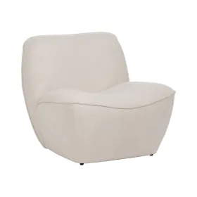 atzveltnes krēsls Balts Koks MDF Foam 100 % poliesters 71 x 81 x 66 cm