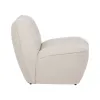 Armchair White MDF Wood Foam 100 % polyester 71 x 81 x 66 cm