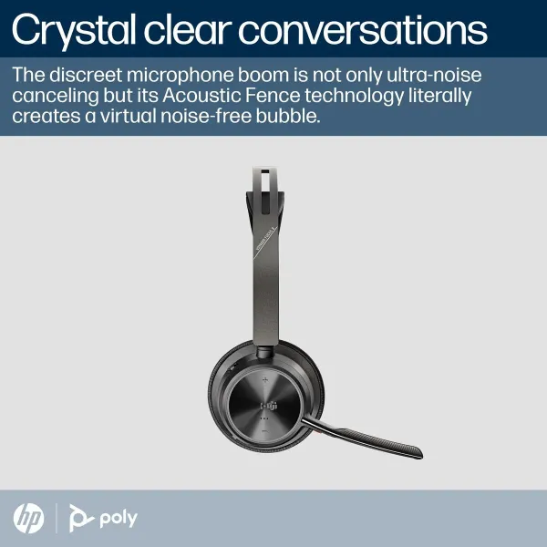 Headphones Poly A4HT2AA#AC3 Black