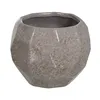 Planter Grey Ceramic 25 x 25 x 20 cm