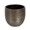 Planter Metallic Ceramic 35 x 35 x 31 cm